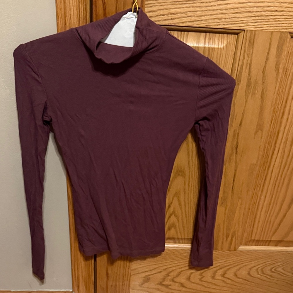 Elegant Purple Long Sleeve Women's Top